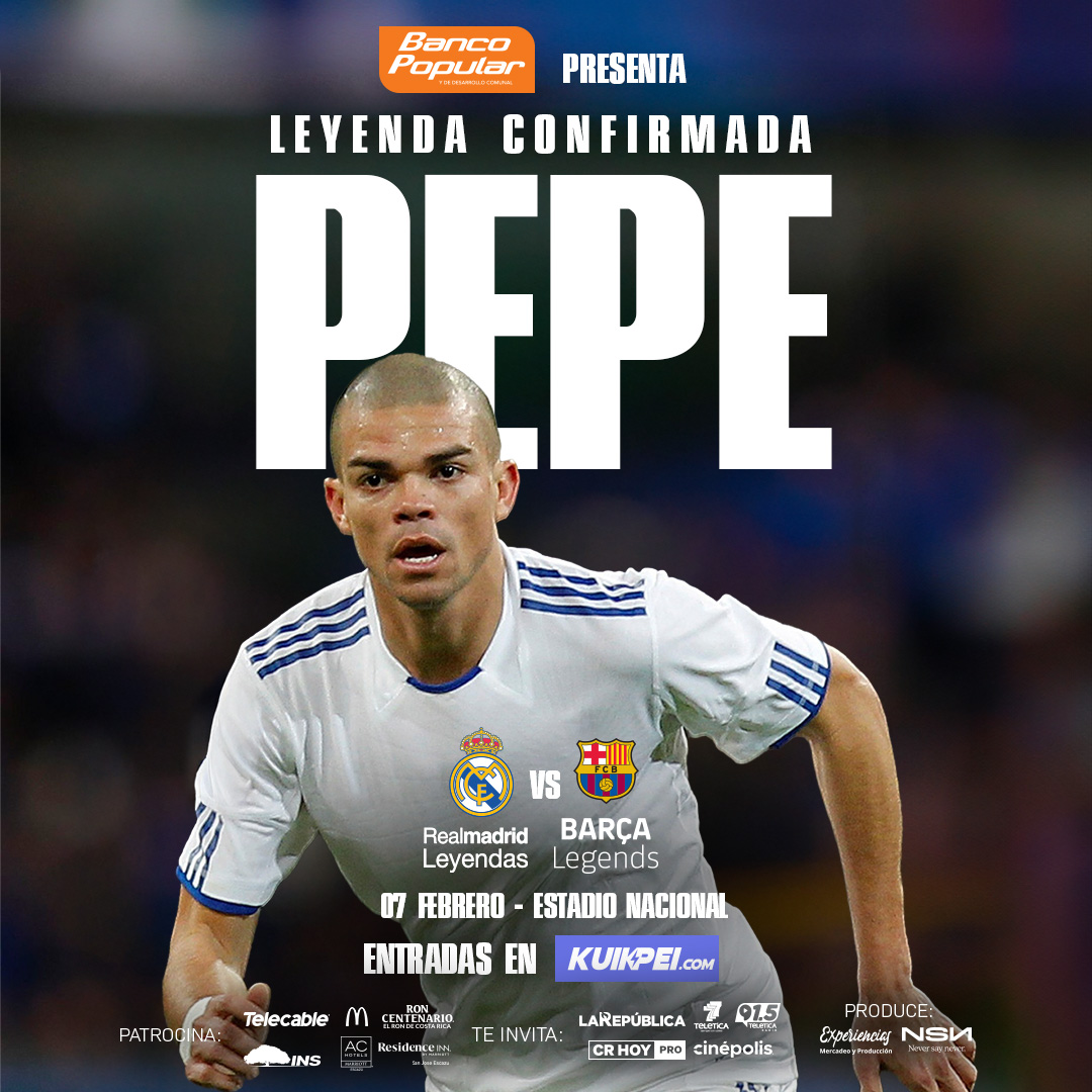 REAL MADRID LEYENDAS VS BARÇA LEGENDS PEPE SE SUMA AL HISTÓRICO DUELO